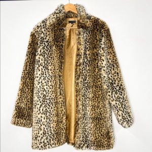 Lovposh Cheetah Faux Fur Coat